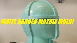 MATRIX MOLD  WHITE RANGER 20  FIRST CAST DEMOLD [upl. by Lipinski]