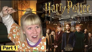 Harry Potter 20th Anniversary REACTION  Return to Hogwarts 12 [upl. by Ayrb]