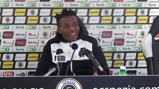 David Okereke alla ripresa dei lavori in casa Spezia [upl. by Danika]