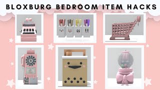 bloxburg hack compilation bedroom building ideas roblox [upl. by Baynebridge]