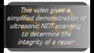 Ultrasound NonDestructive Testing NDT of Composite Carbon Material [upl. by Ikcim]