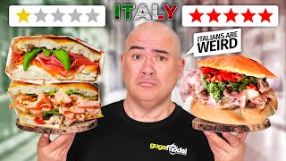 I tried Italys Top Sandwiches and Total Rip Offs [upl. by Bowden531]