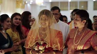 Ceylonese Wedding Highlights Montage  Malaysia  Davendra amp Omana Dhareshini [upl. by Ybbil]