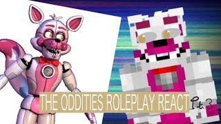 The oddities roleplay react to mostly canon fnaf  Puppetmarionette 3 [upl. by Miranda]