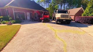 Driveway And Sidewalk Concrete Demolition [upl. by Nilorac]