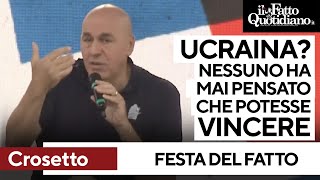 Crosetto quotNessuno ha mai pensato che lUcraina potesse sconfiggere la Russiaquot [upl. by Nyleikcaj]