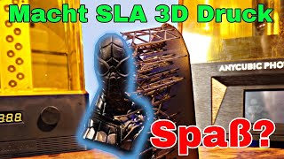 SLA Druck für Anfänger Tutorial  macht SLA 3D Druck Spaß Mein Workflow [upl. by Zinah]