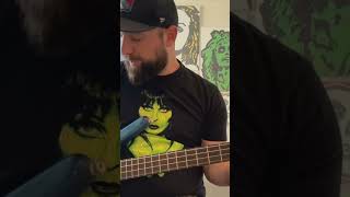 String Through vs Bridge Bass Setup bass guitar gear setup strings bassgear music musician [upl. by Alakcim]