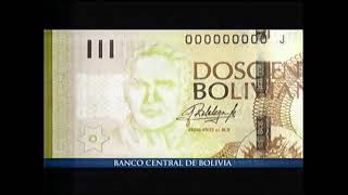 Banco Central de Bolivia billete de 200Bs de la Serie J  Medidas de Seguridad [upl. by Meesan901]