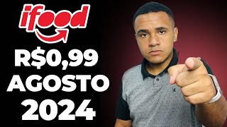 Cupom IFOOD R 099 todo dia ATUALIZADO 2024 [upl. by Rednasela]