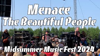 Menace  Marilyn Mansons The Beautiful People at Midsummer Music Fest 2024 [upl. by Olney893]