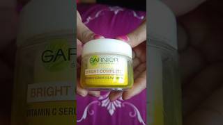 Garnier Bright Complete Vitamin C Serum Cream Review trending ytshorts shorts [upl. by Anotyal]