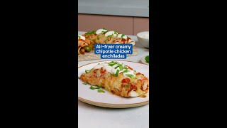 Airfryer creamy chipotle chicken enchiladas [upl. by Nona352]