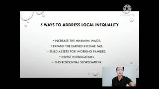 SUGGEST WAYS TO ADDRESS SOCIAL INEQUALITIES LOCAL NATIONAL GLOBAL [upl. by Cilegna532]