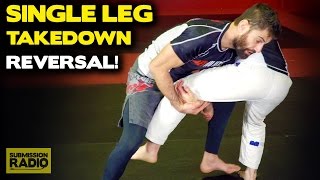 How To Reverse a Single Leg Takedown End Up On Top  BJJ [upl. by Ellerahc]