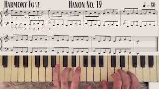 Hanon Exercise No 19 [upl. by Anale]