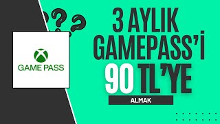 90TLye 3 Aylık Gamepass Almak [upl. by Taveda]