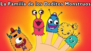 La Familia de los Deditos Monstruos  Más  Mother Goose Club en Español [upl. by Suoirrad]