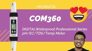 HM DIGITAL NEW COM 360 pHECTDSTemp meter [upl. by Rhyne]