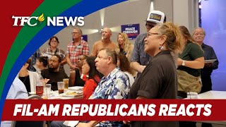 SoCal FilAm Republicans cheer on Trump with debate party  TFC News California USA [upl. by Holman777]