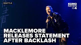 Macklemore says F America comments at Seattle concert stem from anguish not hate [upl. by Slin52]