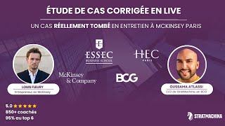 Cas Corrigé En Live Par Deux Consultants McKinsey amp BCG  Webinaire  18 Septembre 2024 [upl. by Mirilla270]