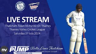 Thatcham Town CC 1st XI v Purley on Thames CC 1st XI  27 July 2024 [upl. by Llerut]