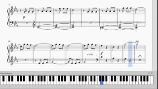 Beethoven  Symphony no 5  Piano Arrangement  Free PDF [upl. by Jennilee]