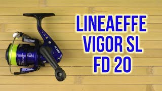 Распаковка Lineaeffe Vigor SL FD 20 с леской 1360220 [upl. by Manvell]