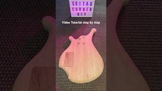 Come costruire una CHITARRA ELETTRICA Tutorial step by step faidate chitarra tutorial diyguitar [upl. by Horst]