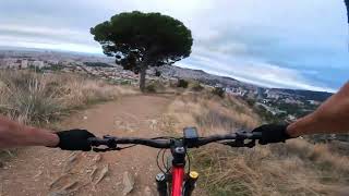 MTB Collserola  Rainy Flow Trails  Hardtail [upl. by Aicinad]