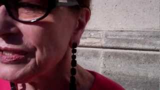 Abraao Ferreira interviews Costanza Pascolato at Paris Fashion Week SS 2013 [upl. by Etsyrk]