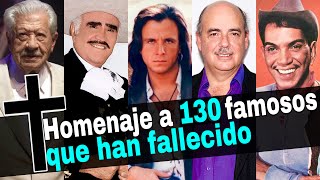 𝟏𝟑𝟎 FAMOSOS FALLECIDOS 2023 Homenaje a Grandes actores Fallecidos  CosmoNovelas TV [upl. by Fuchs]