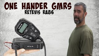 The Retevis RA86 GMRS Mobile One Hander Nice step up for a GMRS radio to have [upl. by Regdor]