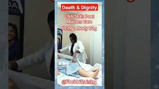 💟Death and Dignity Post Mortem Care Hospice CNA PalliativeCare [upl. by Barr]