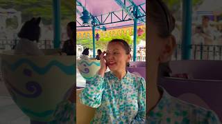 Disneyland Hong Kong 16 11 2034 hongkongdisneyland disneyland teacups [upl. by Arabela806]