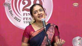 Spoorthi Rao Vocal Concert  Mudhras 29th Fine Arts Festival [upl. by Notniw]