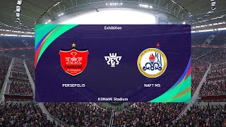 Persepolis FC vs Naft Masjed Soleyman 27022023 Persian Gulf Pro League PES 2021 [upl. by Ecinna]