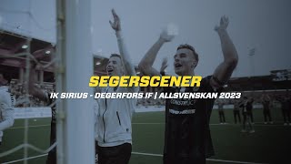 Segerscener  Sirius  Degerfors  Omgång 25 i Allsvenskan 2023 [upl. by Asirrac862]