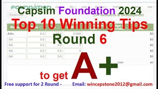 Capsim Foundation 2024 guide  Top 10 Winning Tips Capsim Round 6  Part 3 Production decisions [upl. by Eintroc972]