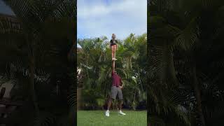 🤸🏽 My little twista 💪🏾 familygoals cheerfamily cheerleading aloha hawaii acrobatics acro [upl. by Puri]