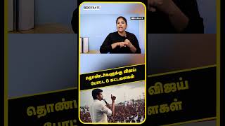 தொண்டர்களுக்கு விஜய் போட்ட 8 கட்டளைகள்  TVK Manadu  Vijay [upl. by Sivolc19]