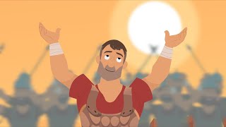 Joshua and the Battle of Jericho  Animated with Lyrics [upl. by Aynwat894]