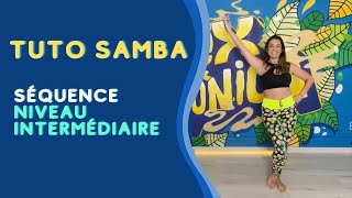 Séquence Samba niveau intermédiaire  Danse Brésilienne avec Alex amp Monica [upl. by Estrellita]