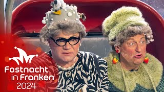 Waltraud und Mariechen im Skilift  Fastnacht in Franken 2024  BR Kabarett amp Comedy [upl. by Samul451]