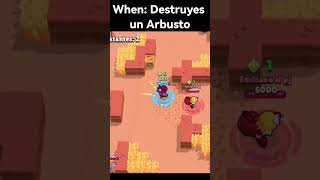 When Destruyes un arbusto brawlstars shorts humor [upl. by Imekawulo]