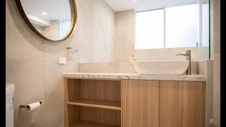 Apartment bathroom renovation in Woolloomooloo [upl. by Darren]