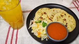 PUPUSAS DE QUESO CON LOROCO SALVADOREÑAS [upl. by Aryt317]