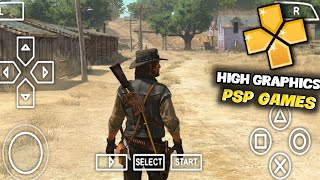 Top 15 High Graphics PSP Games for Android 2024 HD  PPSSPP Games [upl. by Zetniuq]