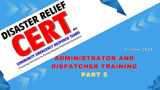 Part 5  Administrator and Dispatcher Training VN 4150 [upl. by Aracahs]